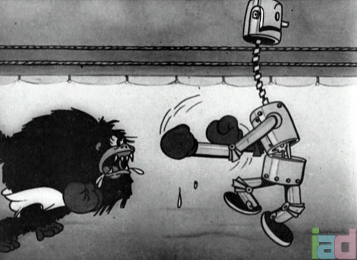 Mickey Using A Machine Mickey's Mechanical Man (1933) - The Internet Animation Database