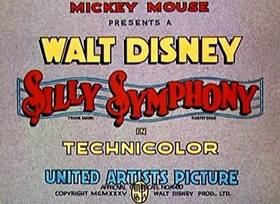 Screenshots from the 1935 Disney cartoon Broken Toys
