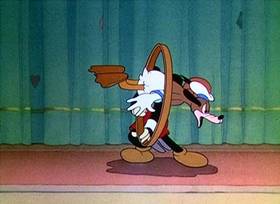 Screenshots from the 1937 Disney cartoon Magician Mickey