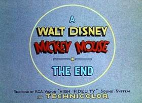 Screenshots from the 1937 Disney cartoon Magician Mickey
