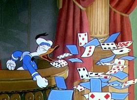 Screenshots from the 1937 Disney cartoon Magician Mickey