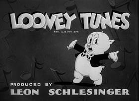 Screenshots from the 1938 Warner Bros. cartoon Porky