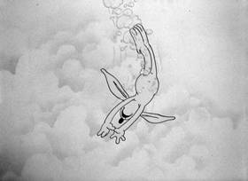 Screenshots from the 1938 Warner Bros. cartoon Porky