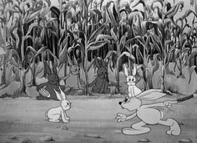 Screenshots from the 1938 Warner Bros. cartoon Porky