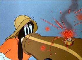 Screenshots from the 1938 Disney cartoon The Whalers