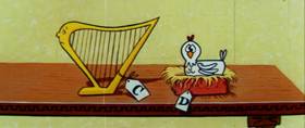 Screenshots from the 1960 Terrytoons cartoon The Misunderstood Giant