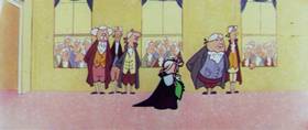 Screenshots from the 1960 Terrytoons cartoon The Misunderstood Giant