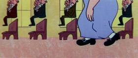 Screenshots from the 1960 Terrytoons cartoon The Misunderstood Giant