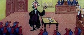 Screenshots from the 1960 Terrytoons cartoon The Misunderstood Giant