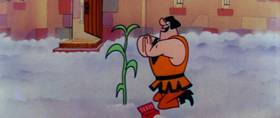 Screenshots from the 1960 Terrytoons cartoon The Misunderstood Giant