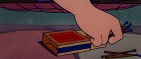 Screenshots from the 1960 Terrytoons cartoon The Misunderstood Giant
