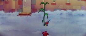 Screenshots from the 1960 Terrytoons cartoon The Misunderstood Giant