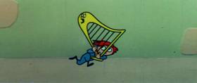 Screenshots from the 1960 Terrytoons cartoon The Misunderstood Giant