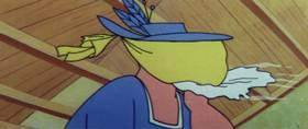 Screenshots from the 1960 Terrytoons cartoon The Misunderstood Giant