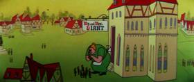 Screenshots from the 1960 Terrytoons cartoon The Misunderstood Giant