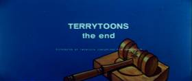 Screenshots from the 1960 Terrytoons cartoon The Misunderstood Giant