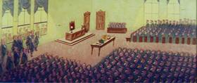 Screenshots from the 1960 Terrytoons cartoon The Misunderstood Giant