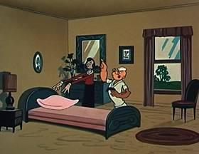 Screenshots from the 1960 King Features Productions cartoon Voo-Do To You Too
