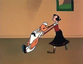 Screenshots from the 1960 King Features Productions cartoon Voo-Do To You Too
