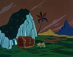 Screenshots from the 1960 King Features Productions cartoon Voo-Do To You Too