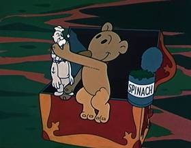 Screenshots from the 1960 King Features Productions cartoon Voo-Do To You Too