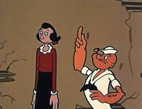 Screenshots from the 1960 King Features Productions cartoon Voo-Do To You Too