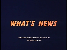 What's News (1960) - The Internet Animation Database