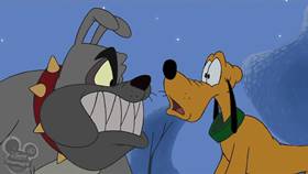 Screenshots from the 2000 Disney Television Animation cartoon Pluto