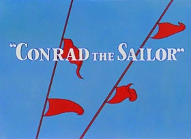 Screenshots from the 1942 Warner Bros. cartoon Conrad the Sailor