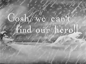 Screenshots from the 1942 Warner Bros. cartoon Daffy