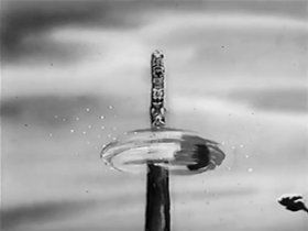 Screenshots from the 1942 Warner Bros. cartoon Daffy