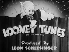 Screenshots from the 1942 Warner Bros. cartoon Daffy