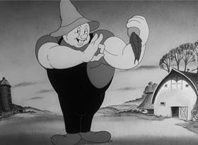 Screenshots from the 1942 Warner Bros. cartoon Hobby Horse-Laffs