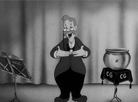 Screenshots from the 1942 Warner Bros. cartoon Hobby Horse-Laffs