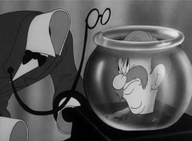 Screenshots from the 1942 Warner Bros. cartoon Hobby Horse-Laffs