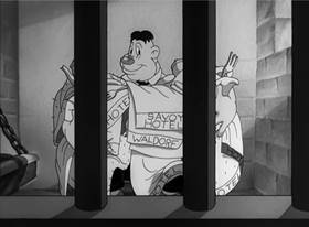 Screenshots from the 1942 Warner Bros. cartoon Hobby Horse-Laffs
