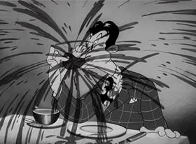 Screenshots from the 1942 Warner Bros. cartoon Hobby Horse-Laffs