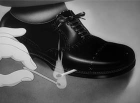 Screenshots from the 1942 Warner Bros. cartoon Hobby Horse-Laffs