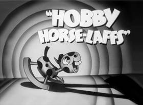 Screenshots from the 1942 Warner Bros. cartoon Hobby Horse-Laffs