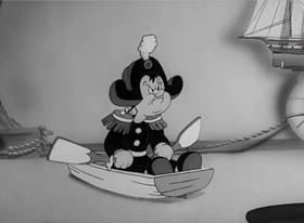 Screenshots from the 1942 Warner Bros. cartoon Hobby Horse-Laffs