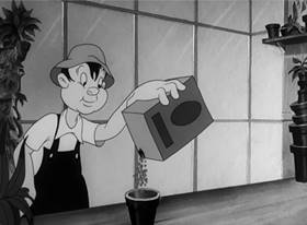 Screenshots from the 1942 Warner Bros. cartoon Hobby Horse-Laffs