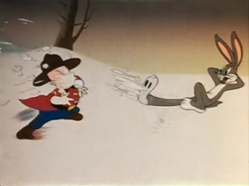 Screenshots from the 1942 Warner Bros. cartoon Fresh Hare