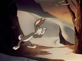 Screenshots from the 1942 Warner Bros. cartoon Fresh Hare