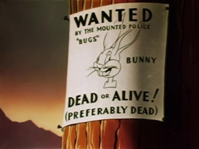 Screenshots from the 1942 Warner Bros. cartoon Fresh Hare