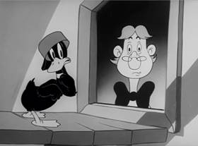 Screenshots from the 1942 Warner Bros. cartoon The Impatient Patient