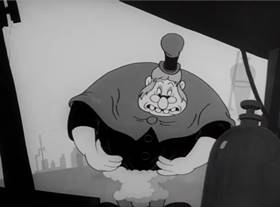 Screenshots from the 1942 Warner Bros. cartoon The Impatient Patient