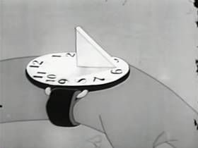Screenshots from the 1942 Warner Bros. cartoon The Daffy Duckaroo