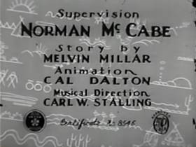 Screenshots from the 1942 Warner Bros. cartoon The Daffy Duckaroo