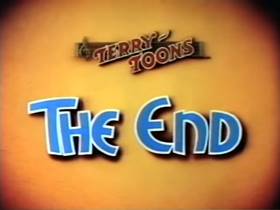 Screenshots from the 1942 Terrytoons cartoon Barnyard Waac