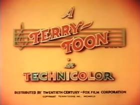 Screenshots from the 1942 Terrytoons cartoon Barnyard Waac